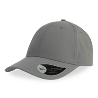 Бейсболка BOLT, 6 клиньев, пластиковая застежка, темно-серый