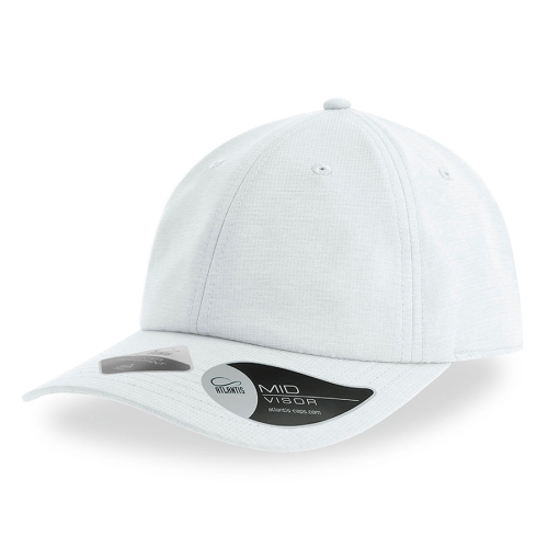 Бейсболка ENERGY, 6 клиньев, застежка на липучке, белый