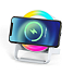 Беспроводная Bluetooth колонка U-Tone RGB c функцией беспроводной зарядки 15W, Белый.