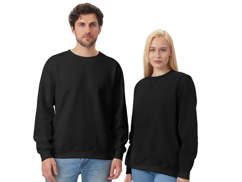 Свитшот оверсайз Lisbon унисекс, черный