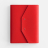 Ежедневник-органайзер Clean Slate, недатированный, красный