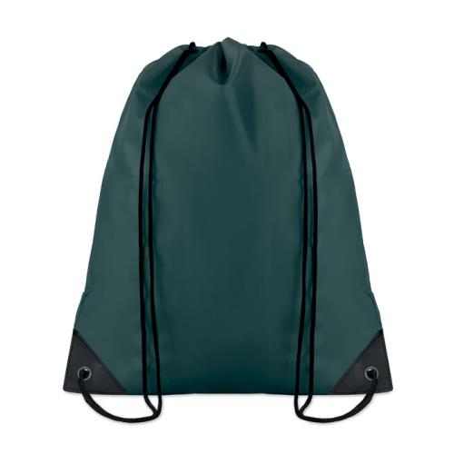 190T Polyester drawstring bag, тёмно-зелёный