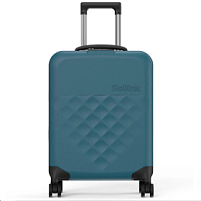 Чемодан складной Rollink Vega 360 55x40x20 см, 4 колеса, сине-зеленый Чемодан складной Rollink Vega 360 55x40x20 см, 4 колеса, сине-зеленый