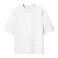 Футболка унисекс оверсайз LIBRA 220, белый