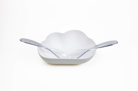МИСКА ДЛЯ САЛАТА CLOUD, Белый жемчуг