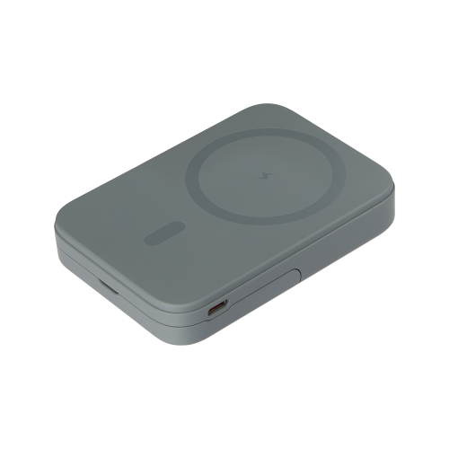 Внешний аккумулятор Юнион PD (Union PD) 10000mAh с функцией беспроводной зарядки 15W, серый