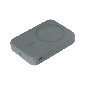 Внешний аккумулятор Union PD 10000mAh с функцией беспроводной зарядки 15W, серый