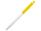 Unica шариковая ручка из переработанной пластмассы - Желтый (черные чернила)