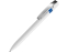 Ручка шариковая UMA SKY M, белый/синий