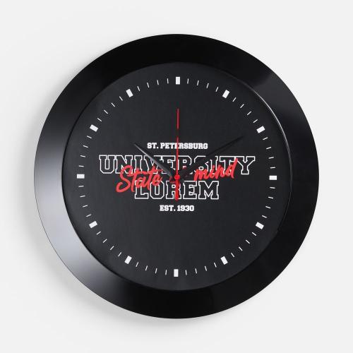 Часы настенные Vivid Large, черные