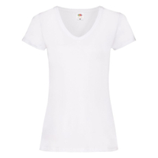 Футболка женская "Lady-Fit V-Neck T", белый
