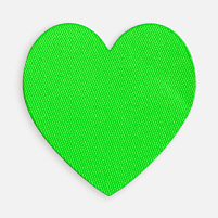 Наклейка тканевая Lunga Сor, M, зеленый неон