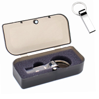 Флешка Ring rail 16 Гб в футляре, Серебристый