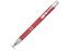 Алюминиевая шариковая кнопочная ручка Moneta, синие чернила, красный