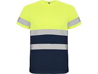 Футболка Delta мужская, нэйви/неоновый желтый