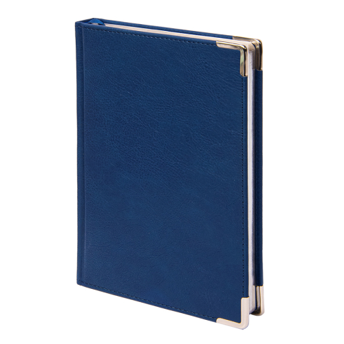 Ежедневник недатированный Kennedy, формат А5,  в линейку, темно-синий