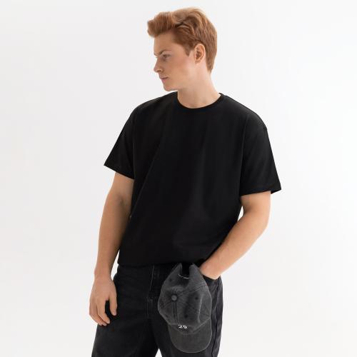 Футболка унисекс KRIS, 150 гр., черная