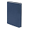Бизнес-блокнот LADY, формат А5, темно-синий, блок в клетку, темно-синий