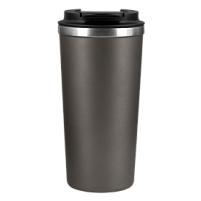 Термокружка вакуумная Palermo, серая, матовая поверхность