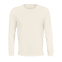 Футболка унисекс с длинным рукавом Pioneer LSL, молочно-белая