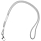 Шнурок для бейджа Tube Metal, серый