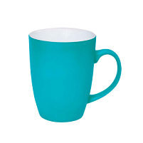 Кружка SWEET с прорезиненным покрытием, голубой Кружка SWEET с прорезиненным покрытием, голубой