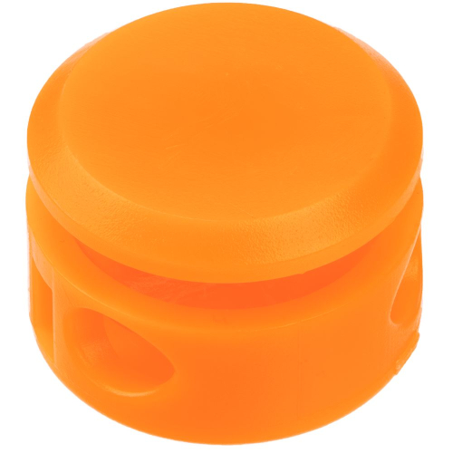 Двойной фиксатор для шнура Brogy, оранжевый неон