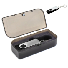 Флешка Twist 16 Гб в футляре, Чёрный