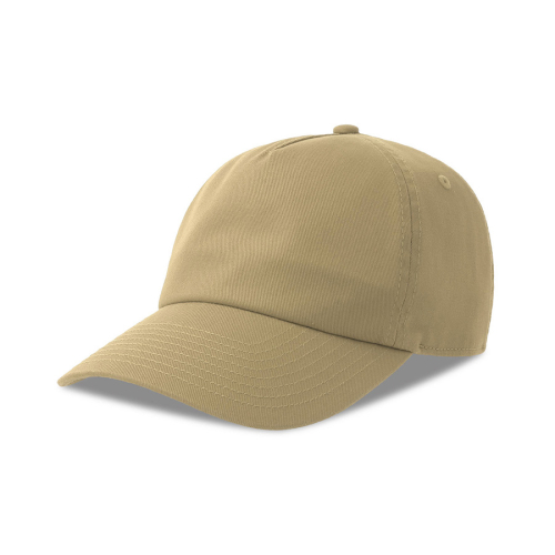 Бейсболка DAD HAT-S, 5 клиньев, металлическая застежка, бежевый