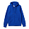 Толстовка на молнии с капюшоном унисекс King, ярко-синяя