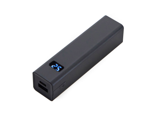 Внешний аккумулятор Rail, 5000 mAh, черный