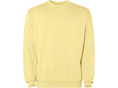 Свитшот Jaya унисекс, солнечно-желтый выстиранный WASHED