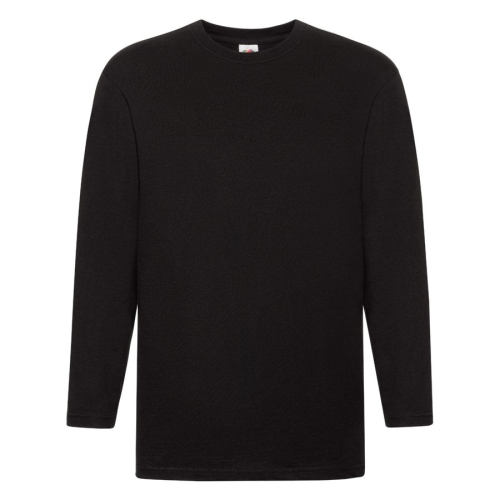 Футболка мужская SUPER PREMIUM LONG SLEEVE 205, черный