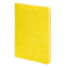 Бизнес-блокнот FUNKY, 130*210 мм, желтый,  серый форзац, мягкая обложка,  блок в линейку, желтый, серый