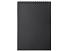 Блокнот на пружине в пластиковой обложке А5, черный