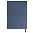Бизнес-блокнот LADY, формат А5, темно-синий, блок в клетку, темно-синий