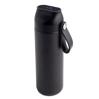 Термобутылка герметичная вакуумная Glory с дисплеем, Черный