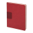 Бизнес-блокнот TWEEDI,формат B6+, в линейку, красный