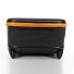 Чемодан складной Rollink Earth 55x40x20 см, 2 колеса, черный/оранжевый