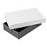 Коробка подарочная CRAFT BOX размер 17,5 x 11,5 x 4 см, белый, серый