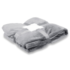 Плед флисовый SUPER SOFT COMFORT TRAVEL, Серый