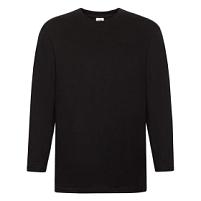 Футболка мужская SUPER PREMIUM LONG SLEEVE 205, черный