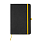 Блокнот A5 PIANA в твёрдом переплёте, Черно-желтый