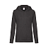 Толстовка женская без начеса LIGHTWEIGH HOODED SWEAT 240, черный