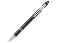 Kish шариковая ручка с серебристой отделкой - сплошной черный (синие чернила)