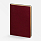 Ежедневник Nebraska Flex, недатированный, бордовый с золотистым