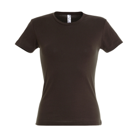 Футболка женская REGENT MISS 150, шоколадный