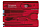 Набор инструментов SwissCard, полупрозрачный красный