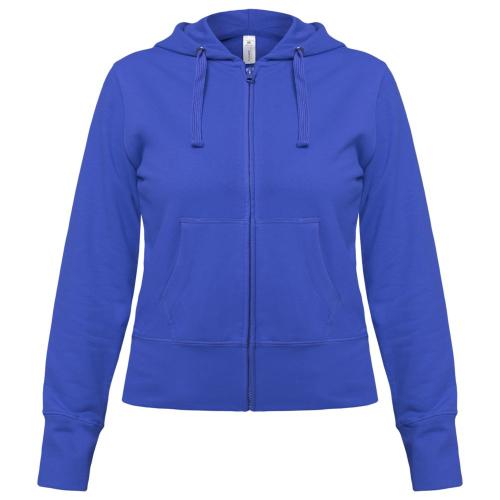 Толстовка женская Hooded Full Zip ярко-синяя