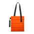 Шоппер Superbag Bubble, с кнопкой (оранжевый с черным)